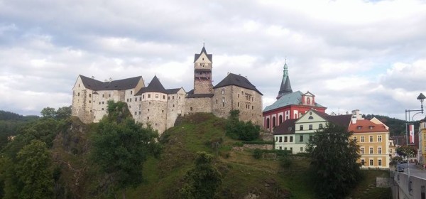 Замок Локет Чехия Средневековый Замок