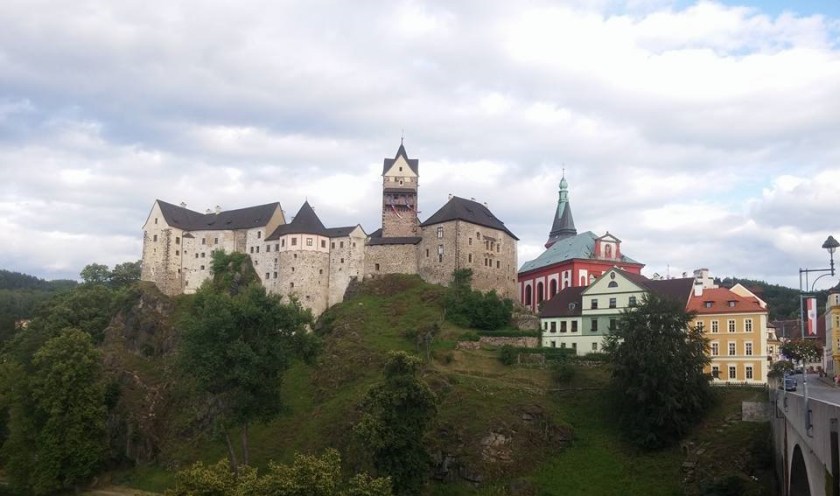 Замок Локет Чехия Средневековый Замок