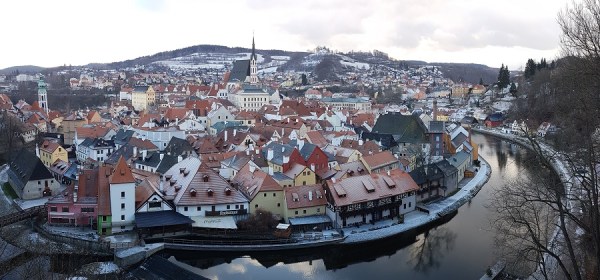 зима Чески Крумлов,Новый год Чехия