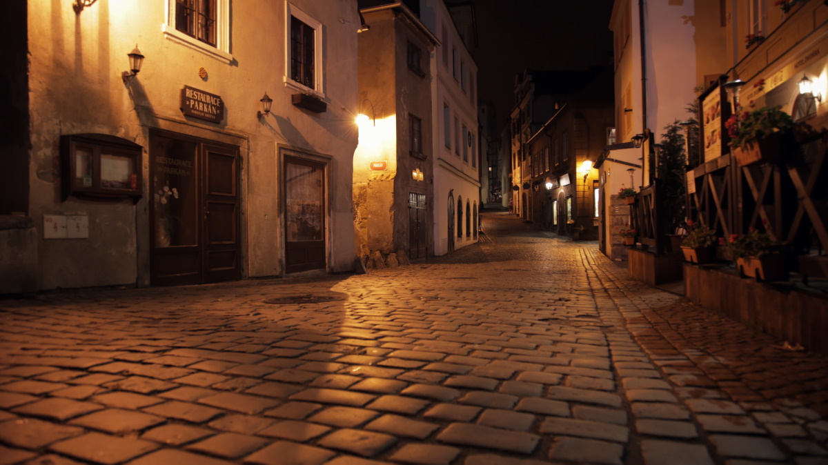 Крумлов ночью (1)