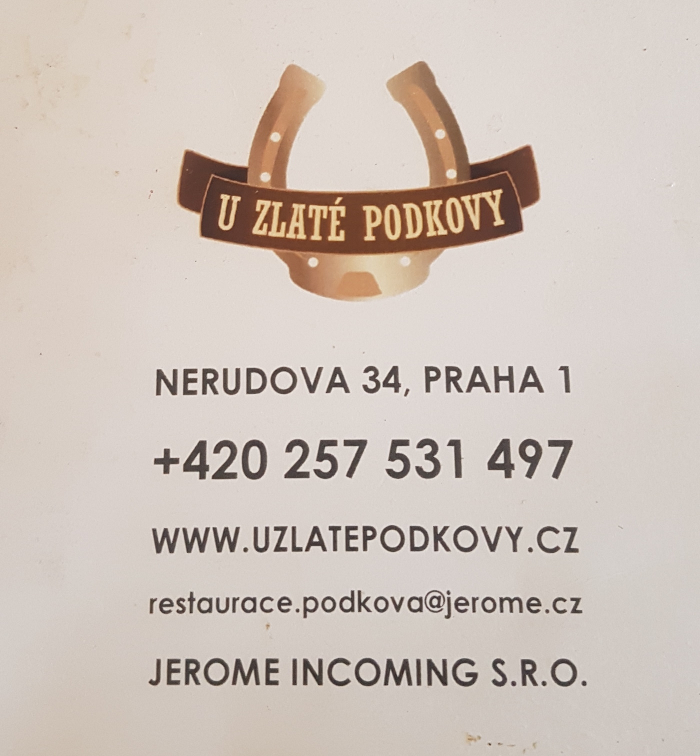 U Zlate Podkovy Прага