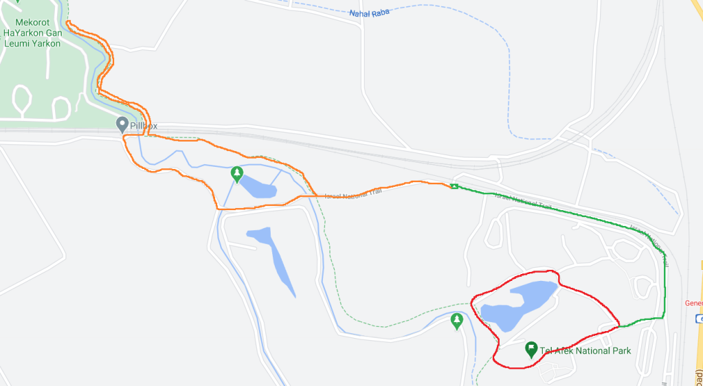 Израиль пеший маршрут