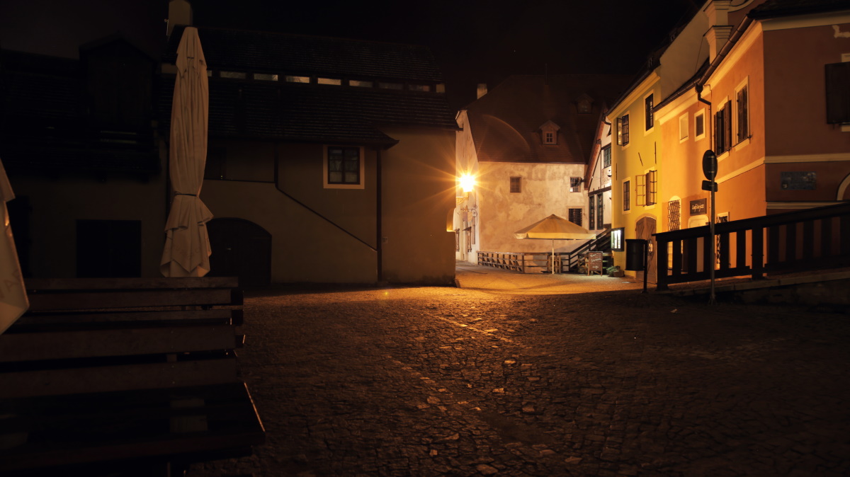 Крумлов ночью (3)