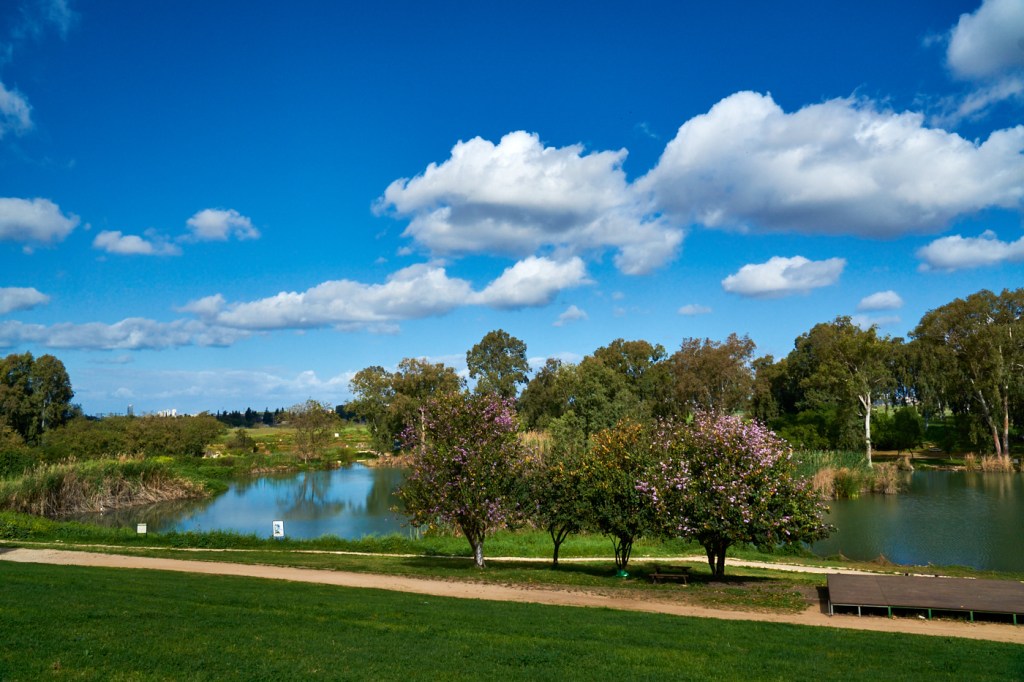 Озеро в Тель Афек,Израиль